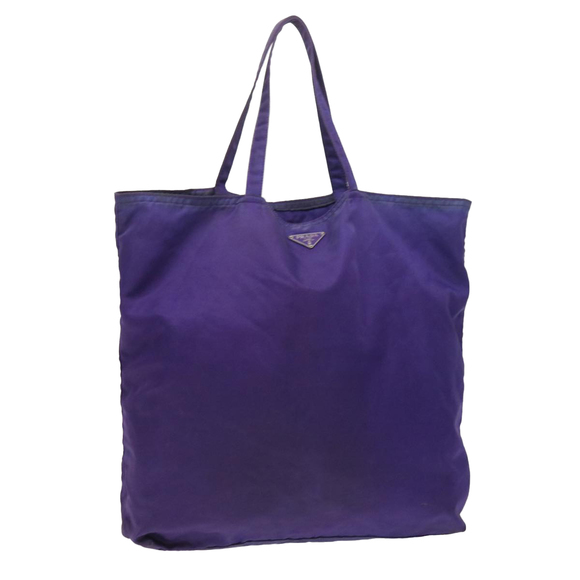 PRADA robot Tote Bag Nylon Purple Auth th4114 - Picture 1 of 16
